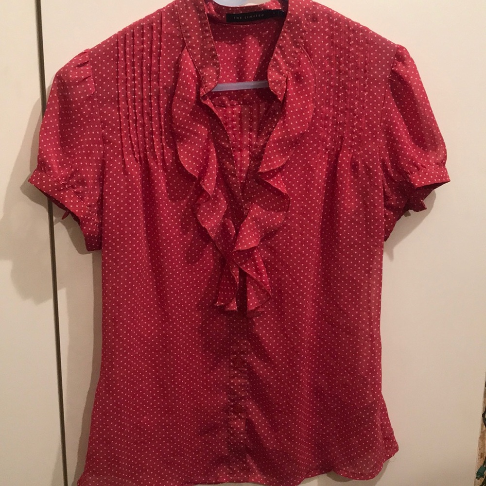 The Limited Used Medium red blouse!